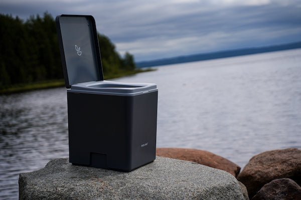 Trelino composting toilet at lake