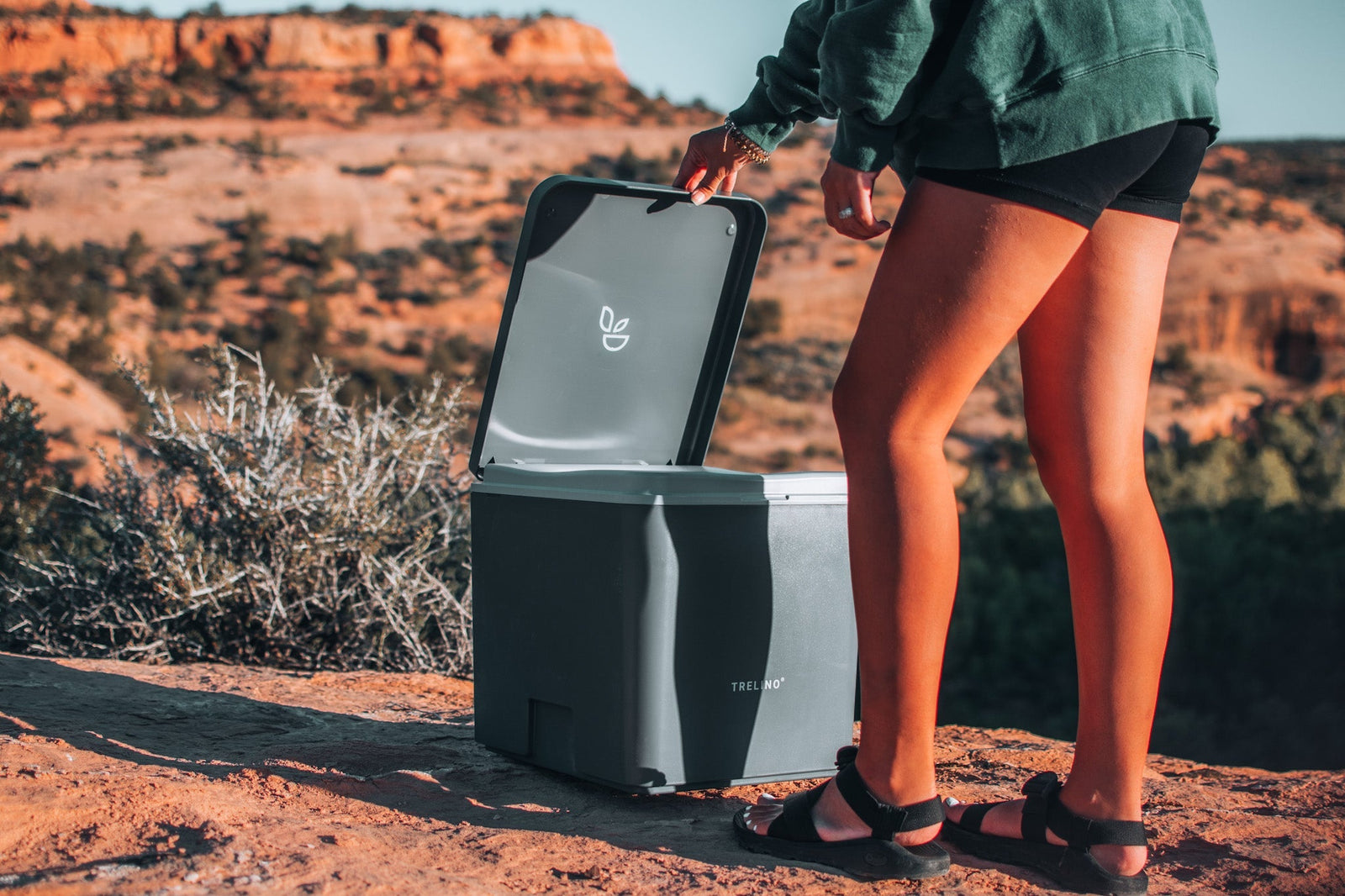 Grey Trelino Evo toilet in National Park