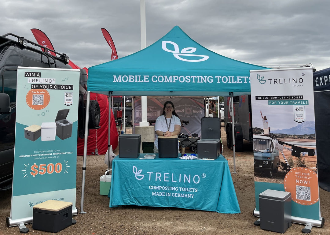 Trelino trade show booth