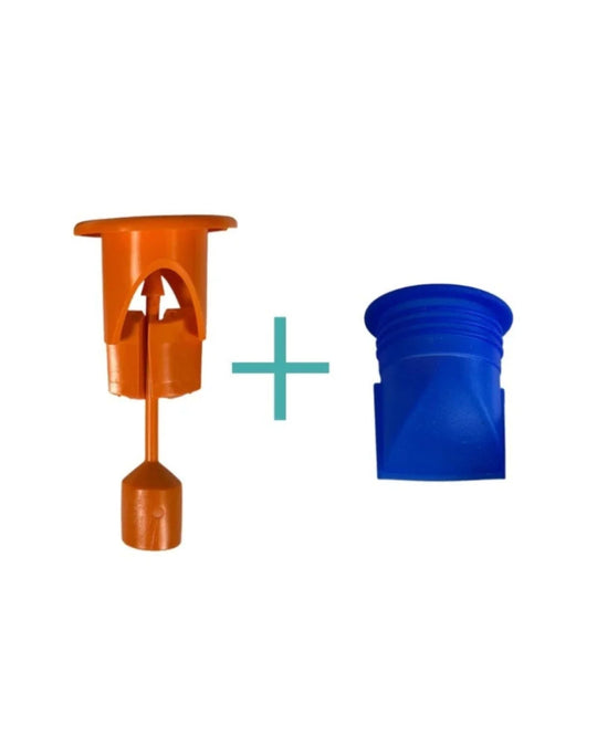 Urinometer" Level Indicator and adapter for Trelino® Evo shown on white background.