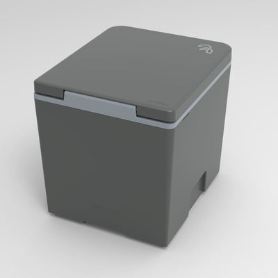 Trelino Evo M anthracite closed lid back view